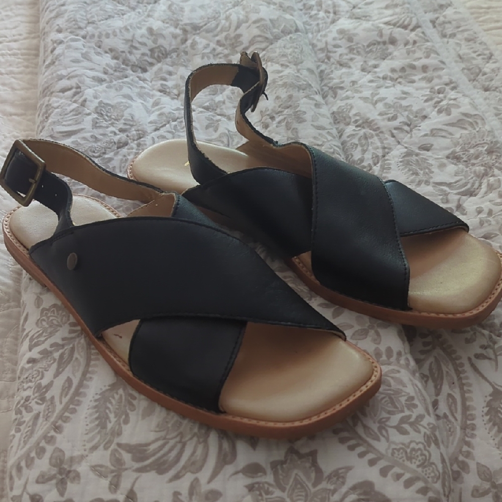 Portland Leather Black Women's Sandals